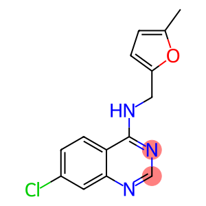 4-Quinazolinamine, 7-chloro-N-[(5-methyl-2-furanyl)methyl]-