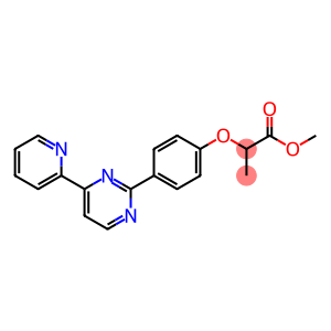 Propanoic acid, 2-[4-[4-(2-pyridinyl)-2-pyrimidinyl]phenoxy]-, methyl ester