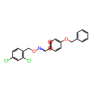 4-(BENZYLOXY)BENZENECARBALDEHYDE O-(2,4-DICHLOROBENZYL)OXIME