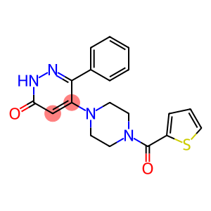 6-phenyl-5-[4-(thiophene-2-carbonyl)piperazin-1-yl]-2,3-dihydropyridazin-3-one