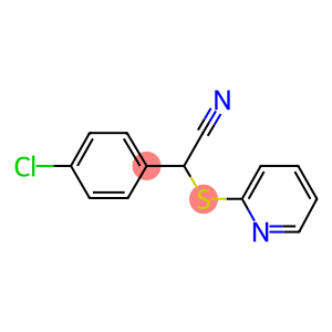 2-(4-CHLOROPHENYL)-2-(2-PYRIDINYLSULFANYL)ACETONITRILE