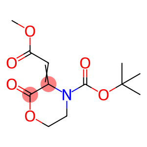 TERT-BUTYL 3-[(Z)-2-METHOXY-2-OXOETHYLIDENE]-2-OXO-4-MORPHOLINECARBOXYLATE