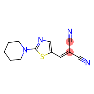 Propanedinitrile, 2-[[2-(1-piperidinyl)-5-thiazolyl]methylene]-