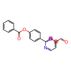 4-Pyrimidinecarboxaldehyde, 2-[4-(benzoyloxy)phenyl]-