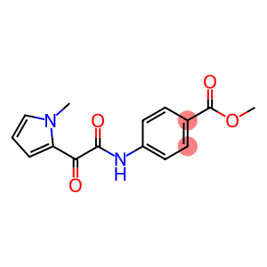 Benzoic acid, 4-[[2-(1-methyl-1H-pyrrol-2-yl)-2-oxoacetyl]amino]-, methyl ester