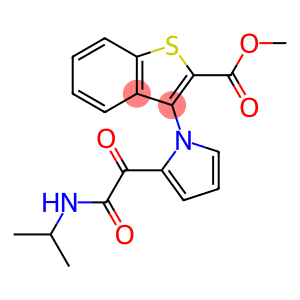 METHYL 3-(2-[2-(ISOPROPYLAMINO)-2-OXOACETYL]-1H-PYRROL-1-YL)-1-BENZOTHIOPHENE-2-CARBOXYLATE