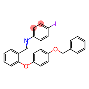 (1E)-1-{2-[4-(benzyloxy)phenoxy]phenyl}-N-(4-iodophenyl)methanimine