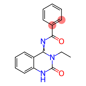 Benzamide, N-(3-ethyl-2,3-dihydro-2-oxo-4(1H)-quinazolinylidene)-