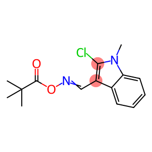 2-CHLORO-3-(([(2,2-DIMETHYLPROPANOYL)OXY]IMINO)METHYL)-1-METHYL-1H-INDOLE