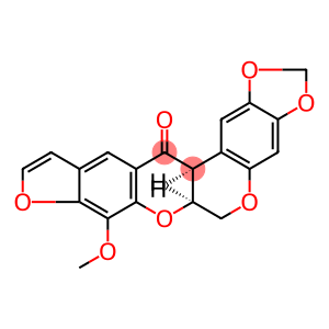 1,3-Dioxolo[6,7][1]benzopyrano[3,4-b]furo[3,2-g][1]benzopyran-13(6H)-one, 6a,13a-dihydro-8-methoxy-, (6aS,13aS)-