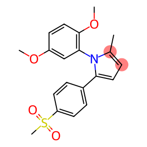 1-(2,5-DIMETHOXYPHENYL)-2-METHYL-5-[4-(METHYLSULFONYL)PHENYL]-1H-PYRROLE