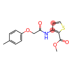 methyl 3-[2-(4-methylphenoxy)acetamido]thiophene-2-carboxylate