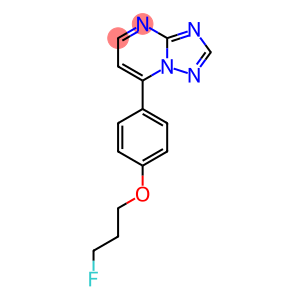 3-FLUOROPROPYL 4-[1,2,4]TRIAZOLO[1,5-A]PYRIMIDIN-7-YLPHENYL ETHER