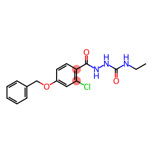 2-[4-(BENZYLOXY)-2-CHLOROBENZOYL]-N-ETHYL-1-HYDRAZINECARBOXAMIDE