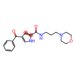 4-benzoyl-N-[3-(morpholin-4-yl)propyl]-1H-pyrrole-2-carboxamide