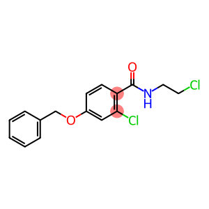 4-(BENZYLOXY)-2-CHLORO-N-(2-CHLOROETHYL)BENZENECARBOXAMIDE