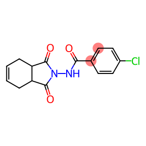 4-CHLORO-N-(1,3-DIOXO-1,3,3A,4,7,7A-HEXAHYDRO-2H-ISOINDOL-2-YL)BENZENECARBOXAMIDE