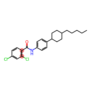 2,4-dichloro-N-[4-(4-pentylcyclohexyl)phenyl]benzamide