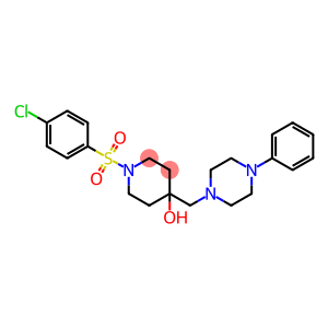 1-(4-chlorobenzenesulfonyl)-4-[(4-phenylpiperazin-1-yl)methyl]piperidin-4-ol