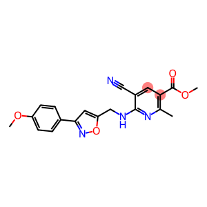 METHYL 5-CYANO-6-(([3-(4-METHOXYPHENYL)-5-ISOXAZOLYL]METHYL)AMINO)-2-METHYLNICOTINATE