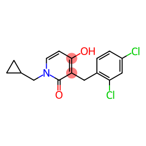 1-(CYCLOPROPYLMETHYL)-3-(2,4-DICHLOROBENZYL)-4-HYDROXY-2(1H)-PYRIDINONE