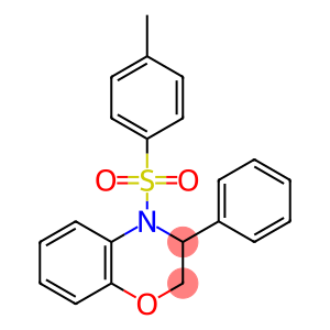 4-[(4-METHYLPHENYL)SULFONYL]-3-PHENYL-3,4-DIHYDRO-2H-1,4-BENZOXAZINE