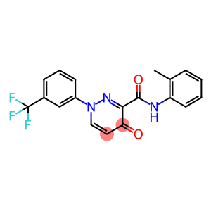 N-(2-methylphenyl)-4-oxo-1-[3-(trifluoromethyl)phenyl]-1,4-dihydropyridazine-3-carboxamide