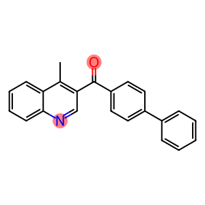 [1,1'-BIPHENYL]-4-YL(4-METHYL-3-QUINOLINYL)METHANONE