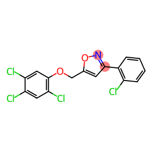 Isoxazole, 3-(2-chlorophenyl)-5-[(2,4,5-trichlorophenoxy)methyl]-
