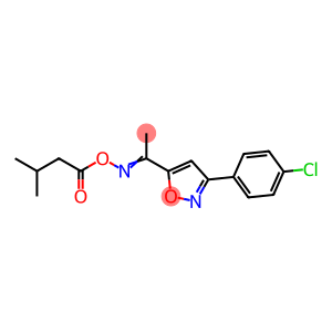 N-((Z)-1-[3-(4-CHLOROPHENYL)-5-ISOXAZOLYL]ETHYLIDENE)-N-[(3-METHYLBUTANOYL)OXY]AMINE