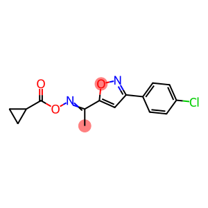 (Z)-{1-[3-(4-chlorophenyl)-1,2-oxazol-5-yl]ethylidene}amino cyclopropanecarboxylate