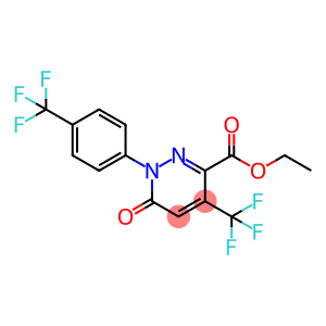 ETHYL 6-OXO-4-(TRIFLUOROMETHYL)-1-[4-(TRIFLUOROMETHYL)PHENYL]-1,6-DIHYDRO-3-PYRIDAZINECARBOXYLATE