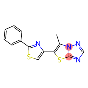 6-METHYL-5-(2-PHENYL-1,3-THIAZOL-4-YL)[1,3]THIAZOLO[3,2-B][1,2,4]TRIAZOLE