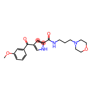 4-(3-METHOXYBENZOYL)-N-(3-MORPHOLINOPROPYL)-1H-PYRROLE-2-CARBOXAMIDE