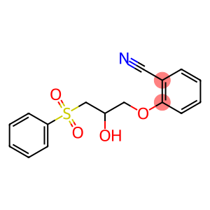 2-[2-HYDROXY-3-(PHENYLSULFONYL)PROPOXY]BENZENECARBONITRILE