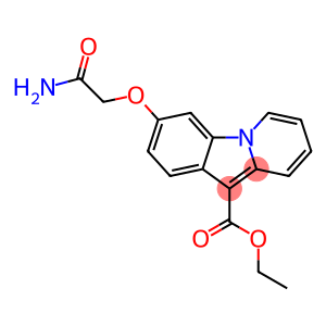 Pyrido[1,2-a]indole-10-carboxylic acid, 3-(2-amino-2-oxoethoxy)-, ethyl ester