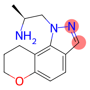 Pyrano[2,3-g]indazole-1(7H)-ethanamine, 8,9-dihydro-α-methyl-, (αS)-