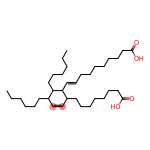 6-(9-carboxy-1-nonenyl)-4,5-dihexylcyclohex-2-ene-1-octanoic acid