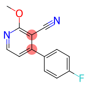 4-(4-FLUOROPHENYL)-2-METHOXYNICOTINONITRILE