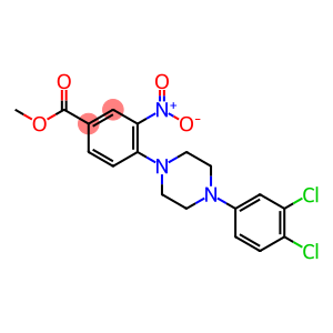 METHYL 4-[4-(3,4-DICHLOROPHENYL)PIPERAZINO]-3-NITROBENZENECARBOXYLATE
