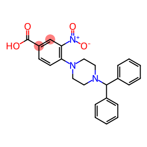 4-(4-BENZHYDRYLPIPERAZINO)-3-NITROBENZENECARBOXYLIC ACID