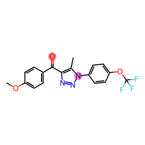 4-(4-methoxybenzoyl)-5-methyl-1-[4-(trifluoromethoxy)phenyl]-1H-1,2,3-triazole