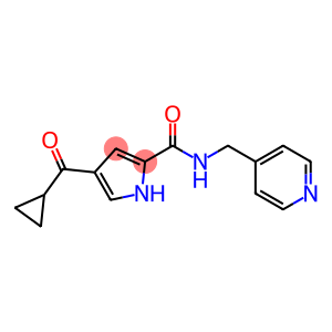 4-(CYCLOPROPYLCARBONYL)-N-(4-PYRIDINYLMETHYL)-1H-PYRROLE-2-CARBOXAMIDE