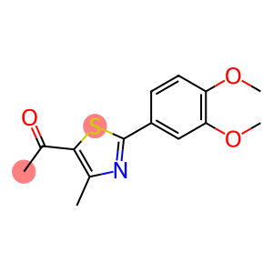 Ethanone, 1-[2-(3,4-dimethoxyphenyl)-4-methyl-5-thiazolyl]-