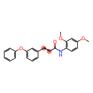 (E)-N-(2,4-DIMETHOXYPHENYL)-3-(3-PHENOXYPHENYL)-2-PROPENAMIDE