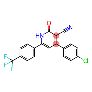 4-(4-CHLOROPHENYL)-2-HYDROXY-6-[4-(TRIFLUOROMETHYL)PHENYL]NICOTINONITRILE