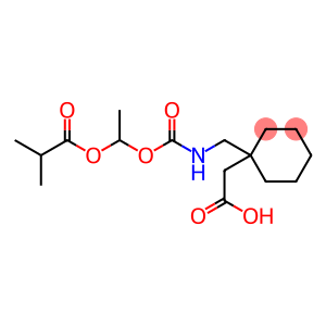 1-[[[[1-(2-Methyl-1-oxopropoxy)ethoxy]carbonyl]amino]methyl]cyclohexaneacetic acid