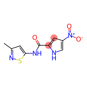 1H-Pyrrole-2-carboxamide,N-(3-methyl-5-isothiazolyl)-4-nitro-(9CI)