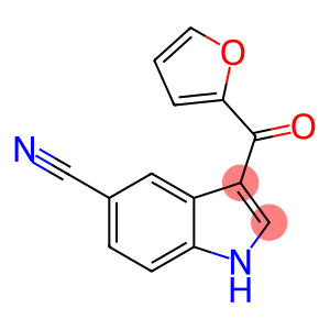 3-(furan-2-carbonyl)-1H-indole-5-carbonitrile