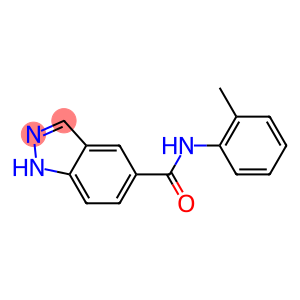 1H-Indazole-5-carboxamide,N-(2-methylphenyl)-(9CI)